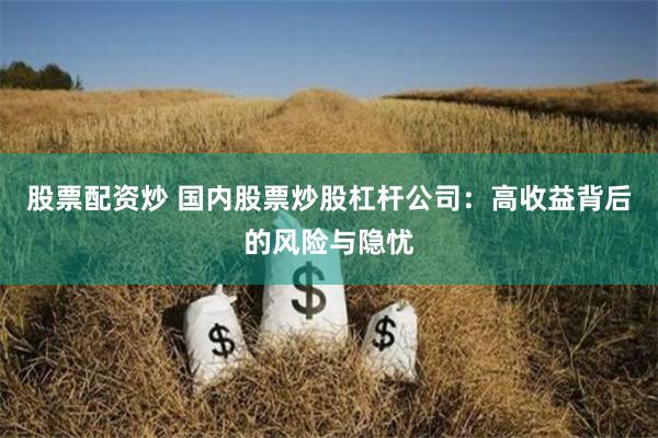 股票配资炒 国内股票炒股杠杆公司：高收益背后的风险与隐忧